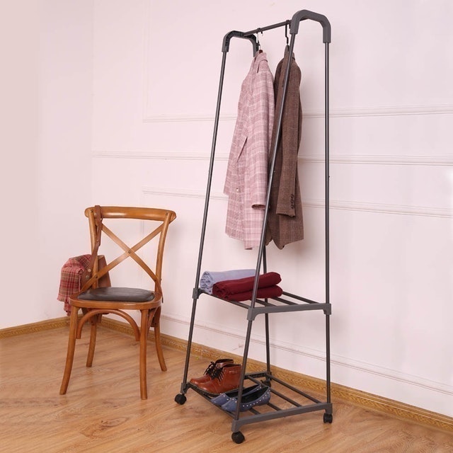 ACE Hardware Stora Gantungan Pakaian Dengan Rak 2 Tingkat