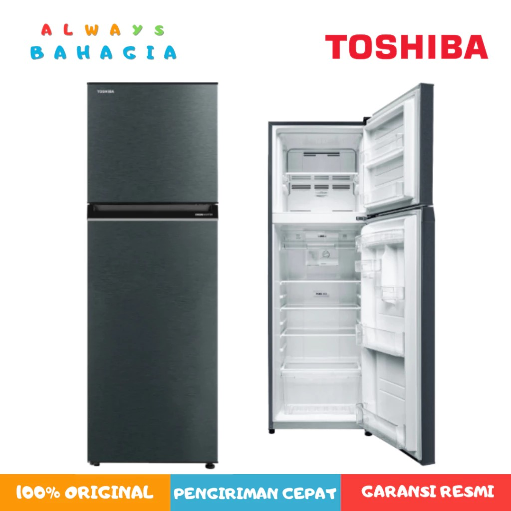 Toshiba Lifestyle Indonesia Toshiba Kulkas 2 Pintu Inverter PureBio   GR-RT329WE-PMF(BG)