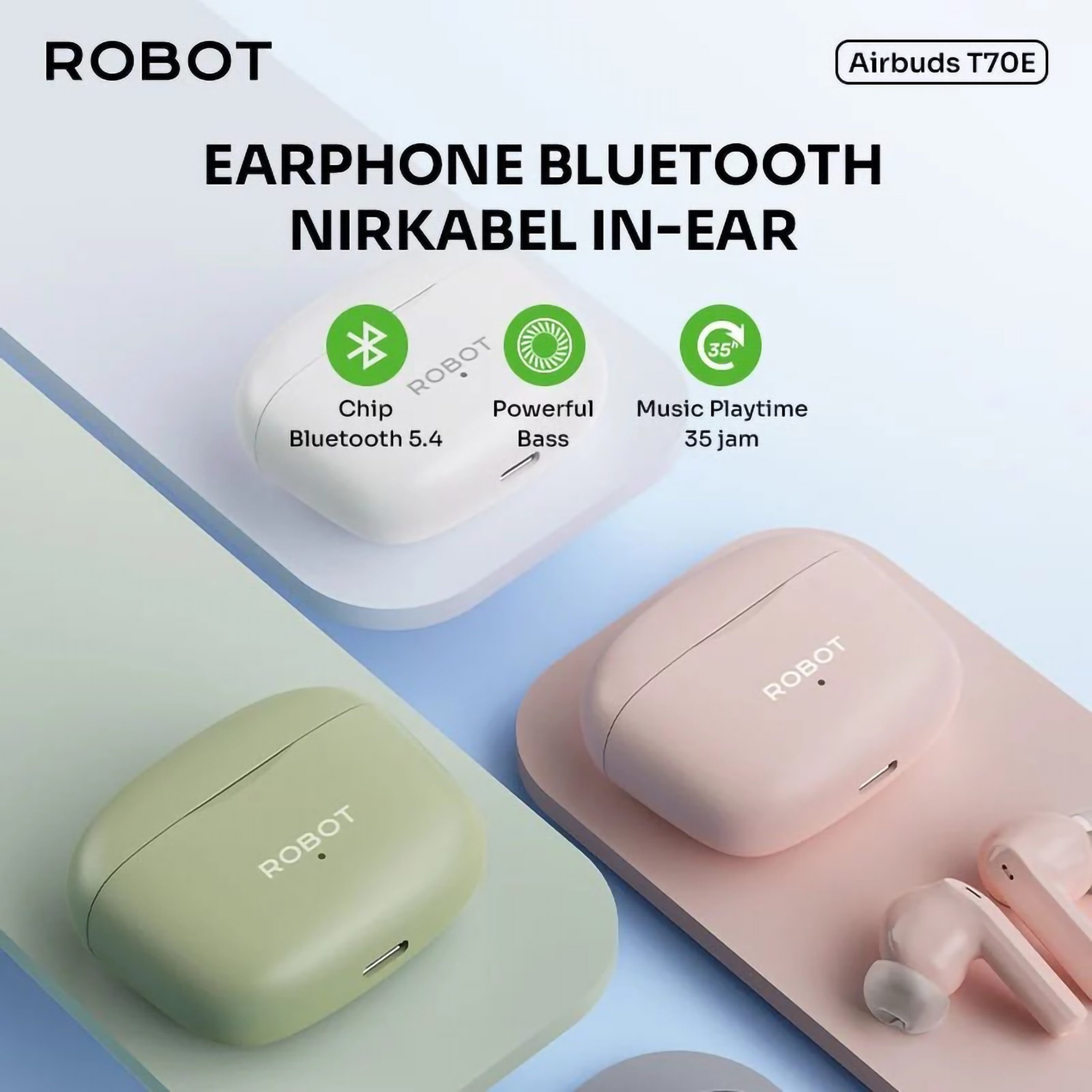  ROBOT Airbuds  T70E