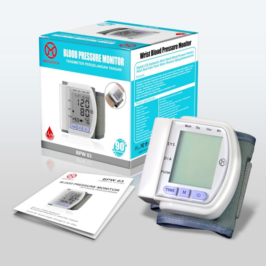 Media Technology Mediatech Wrist Blood Pressure Monitor BPW 03