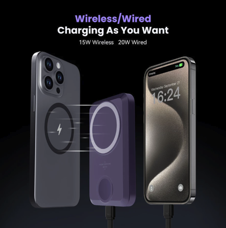 KiiP 2-in-1 Wireless Magnetic Power Bank 3