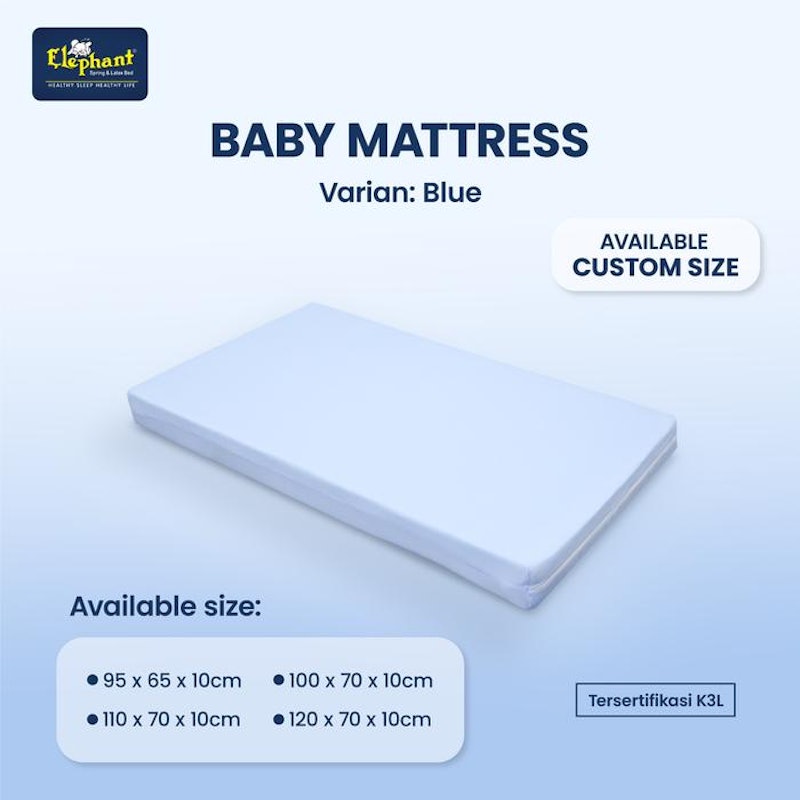Elephant Blue Baby Mattress 4
