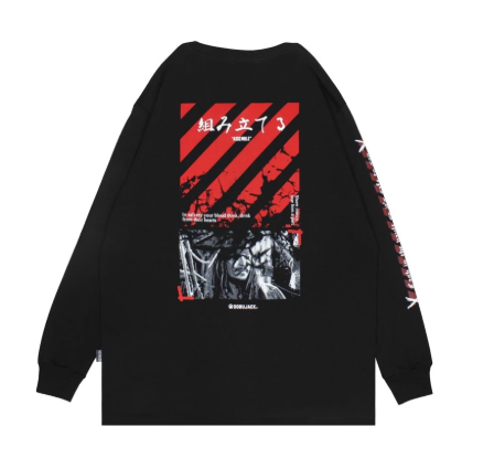 Dobujack Tshirt Assemble Black Longsleeve