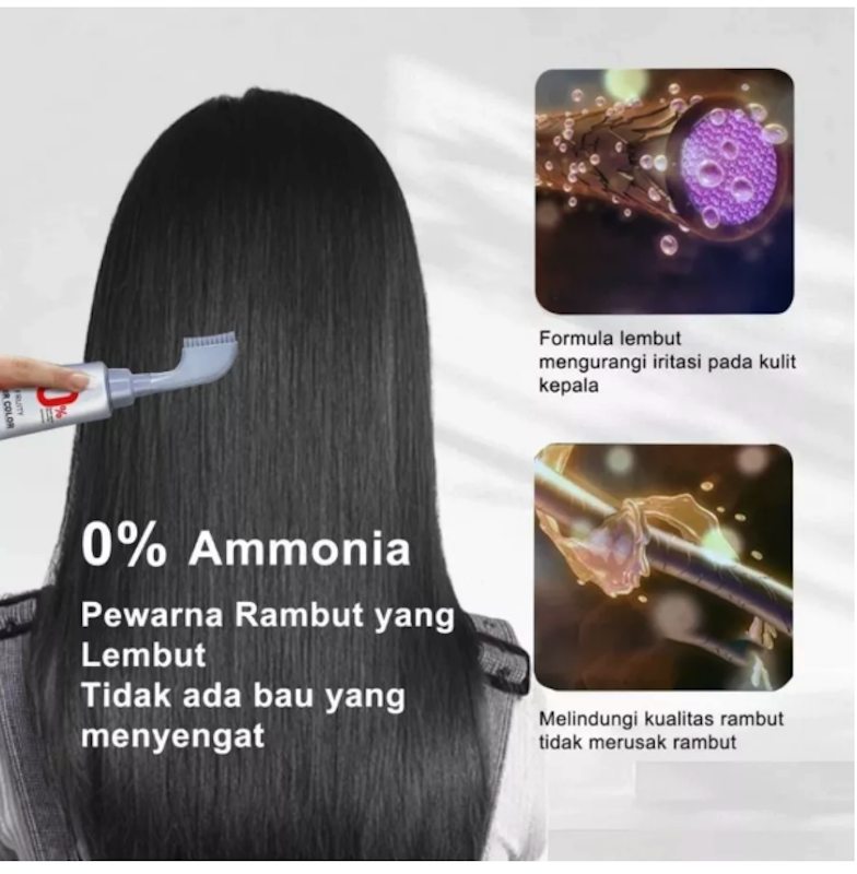 ChromaFusion Fruity Hair Color Cream Dark Brown 2