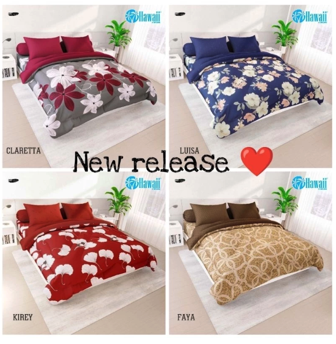 Bandung Indah Gemilang Hawaii Bed Cover King Fitted