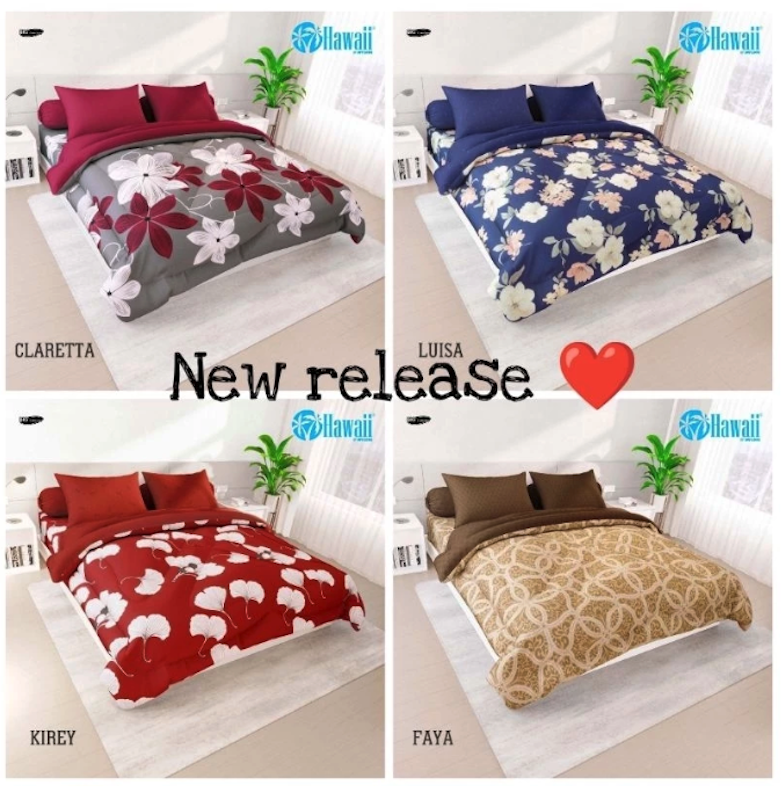 Hawaii Bed Cover King Fitted 3