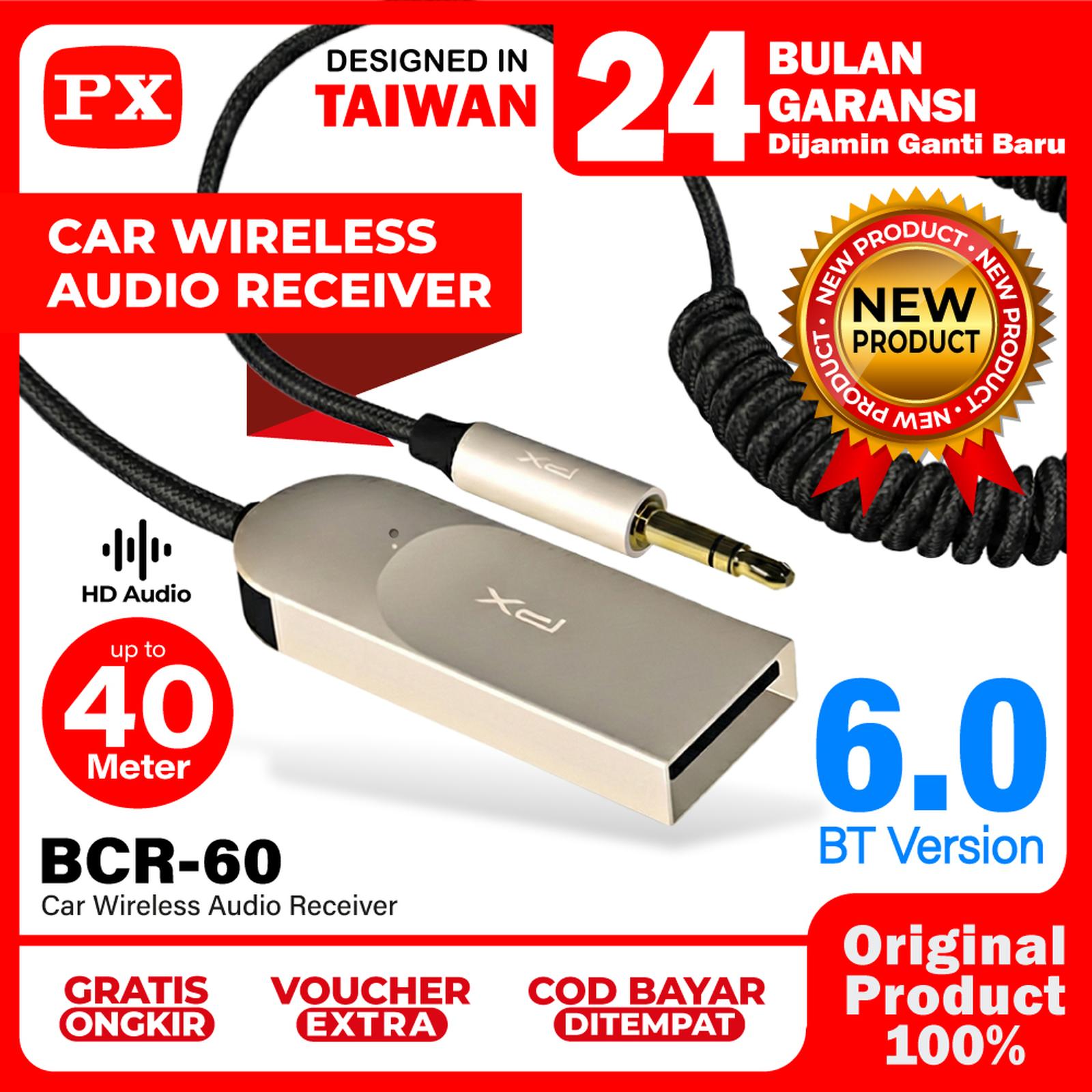 PX Bluetooth Receiver Adapter Audio 6.0 BCR-60