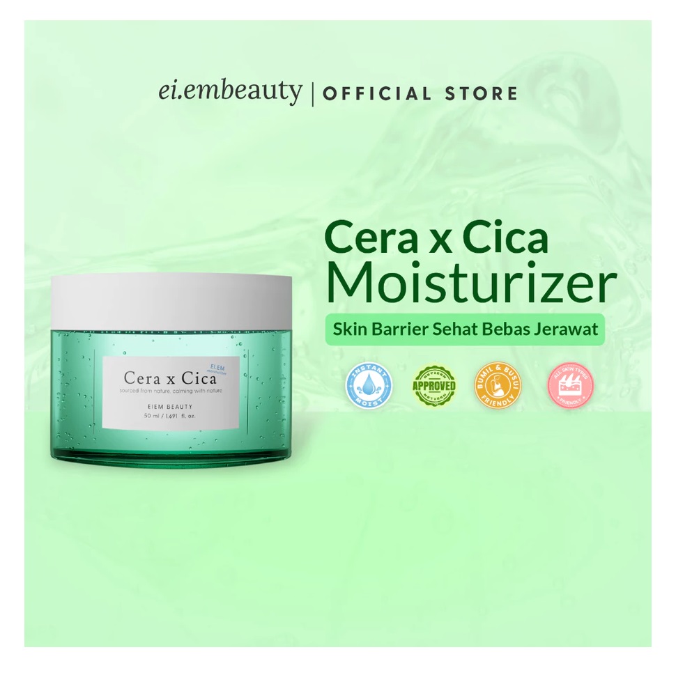 Cantik Alami Sehat EI.EM Beauty Cera x Cica Moisturizer