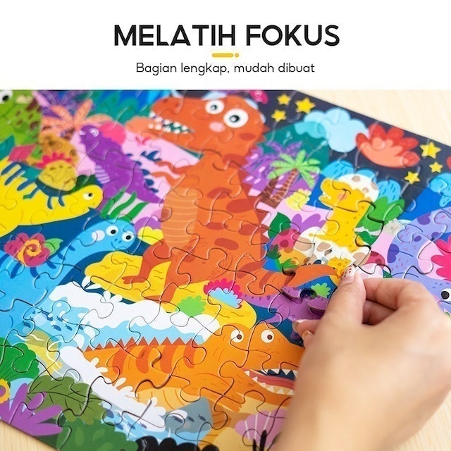 Puzzle 100 pcs Exploring the Universe Mainan Anak 4