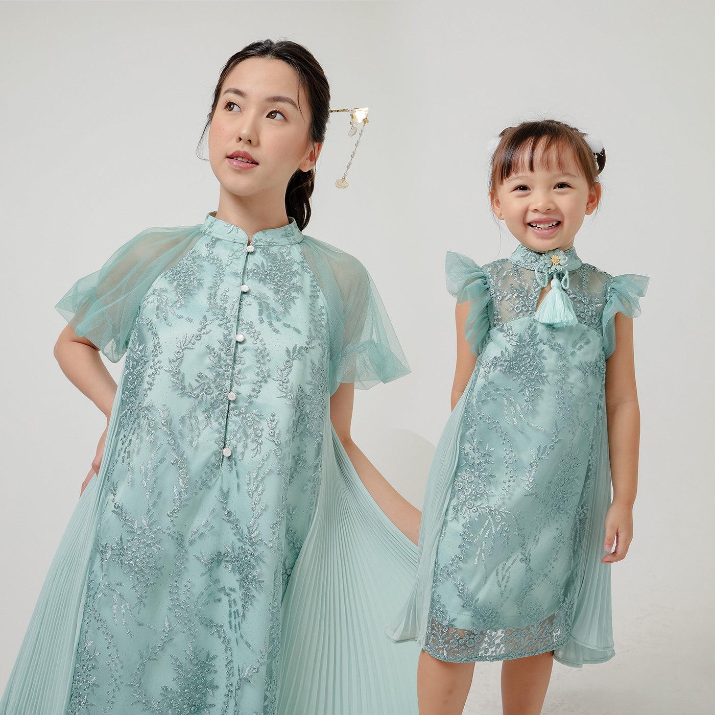 ZIEL KIDS Shua Dress Mom & Girls