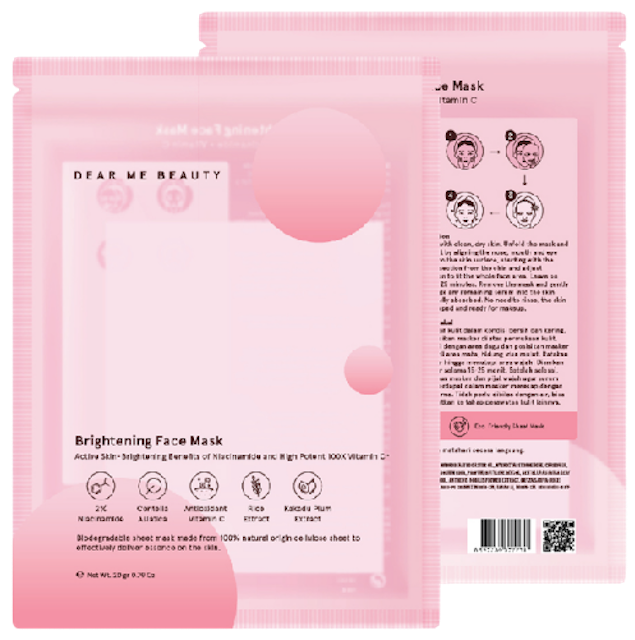 Dear Me Beauty Brightening Sheet Mask