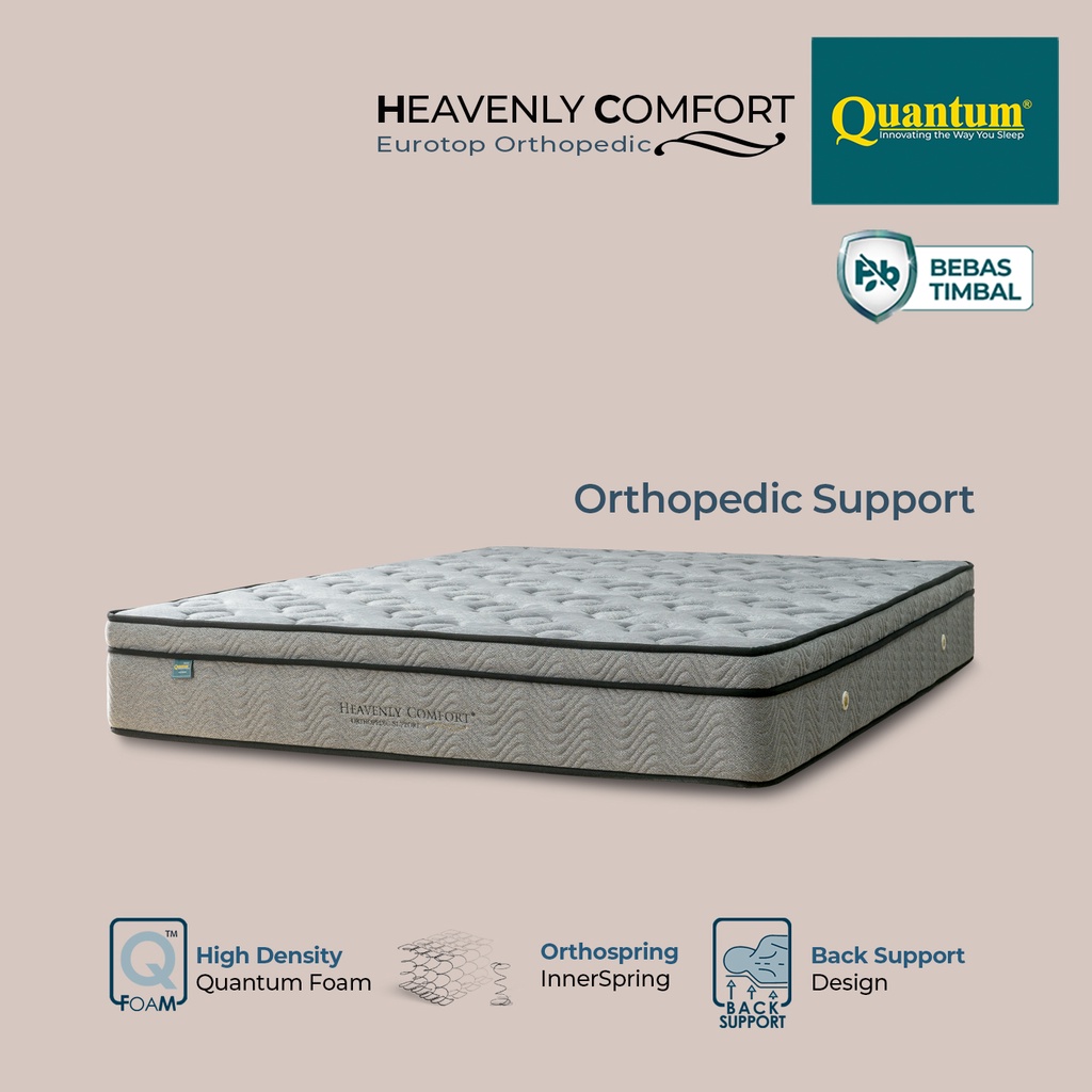 Quantum Tosan Internasional Quantum® Heavenly Comfort Eurotop Orthopedic