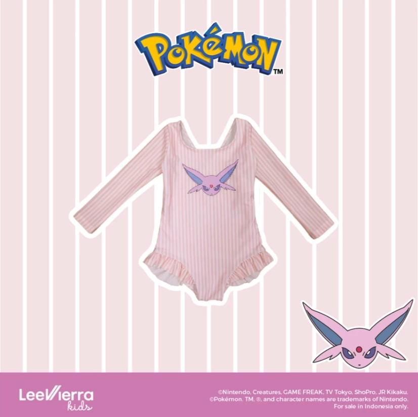 Lee Vierra Kids  Lee Vierra Pokémon Girls Swimwear - Pikachu Leotard