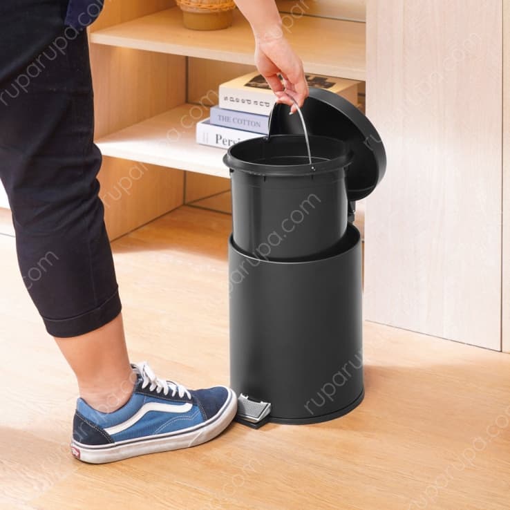 Informa Tempat Sampah Besi Slow Close Round