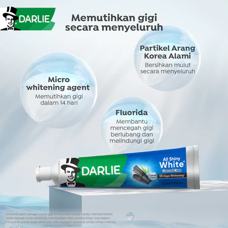 Hawley & Hazel Company DARLIE All Shiny White Charcoal Clean