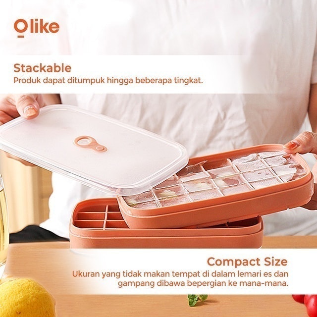 Olike Home  Ice Box Ice Tray Silicone