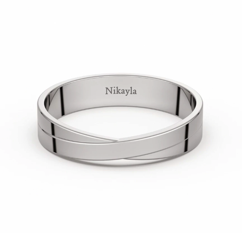 Nikayla Jewelry Cincin Couple Perak Murni 2