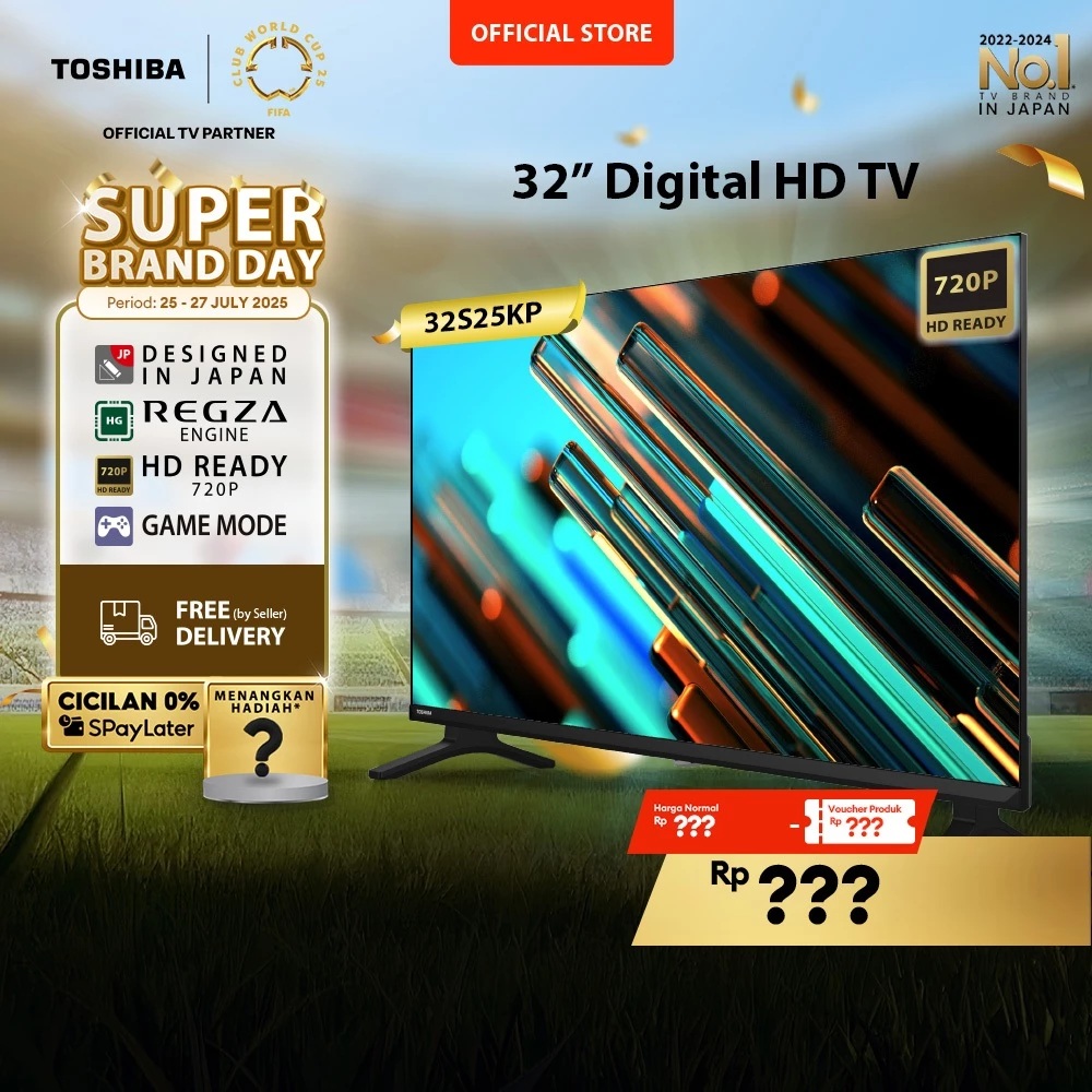 Toshiba Toshiba 32" HD Digital TV  32S25KP