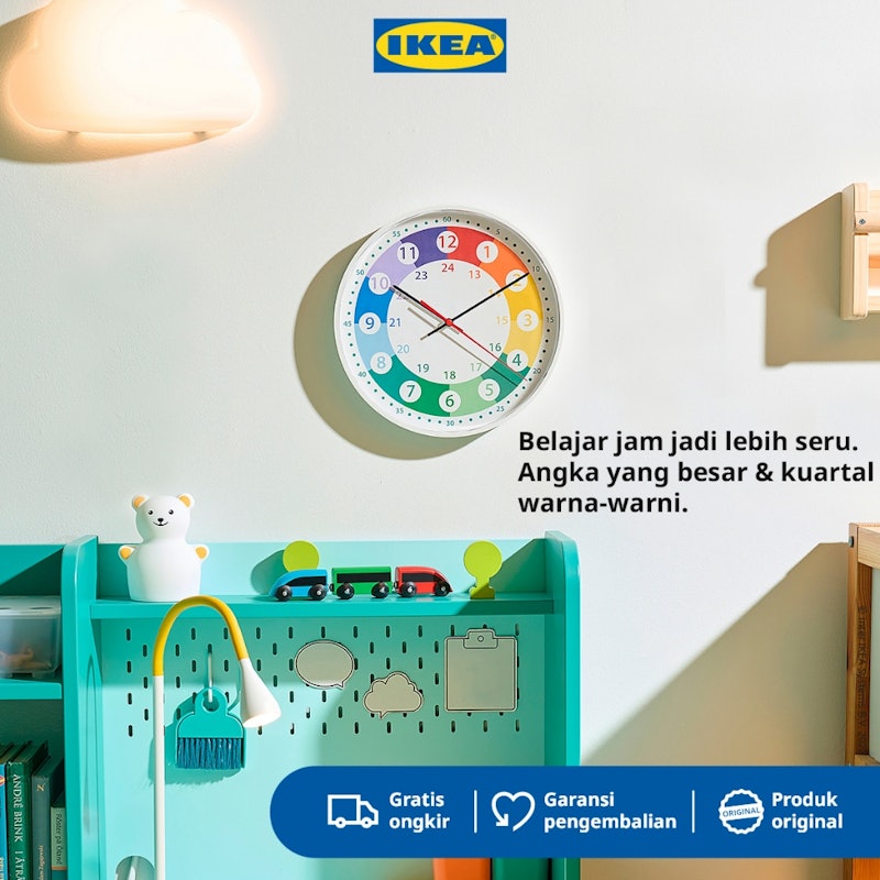 IKEA KORVTRÄD Wall Clock Multicolor 2