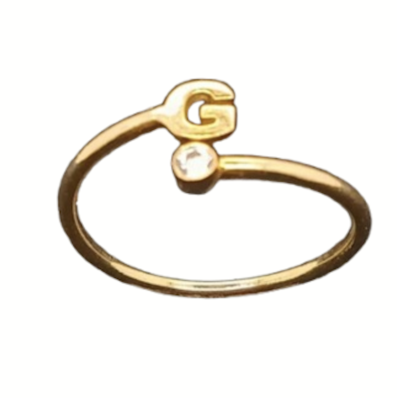 Cincin Emas Huruf Abjad 1