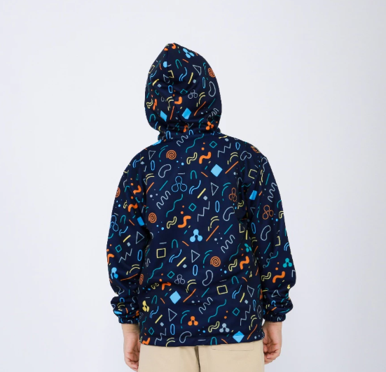 Atomic Kiddz Atomic Kiddz Jaket Sublim Anak - Linoz Navy