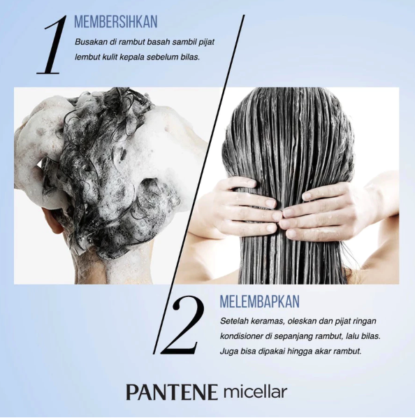 Procter & Gamble Pantene Micellar Detox & Purify Algae Extract Scalp Shampo