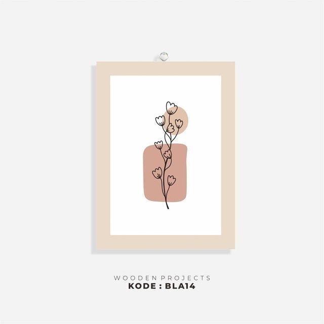 Hiasan Dinding Aesthetic Tropical Nordic Style 5