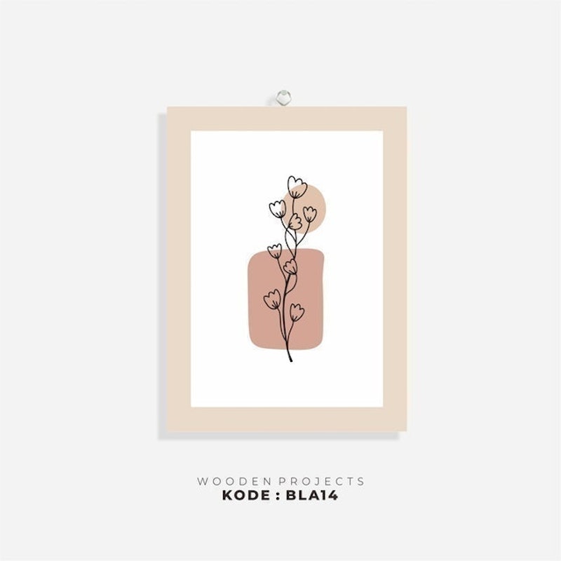 Hiasan Dinding Aesthetic Tropical Nordic Style 5