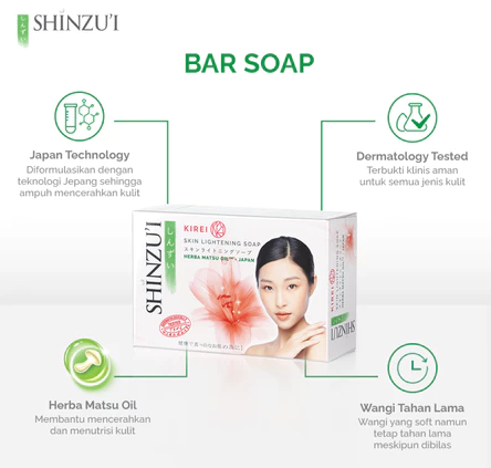 Bina Karya Prima Shinzui Skin Lightening Body Soap Kirei