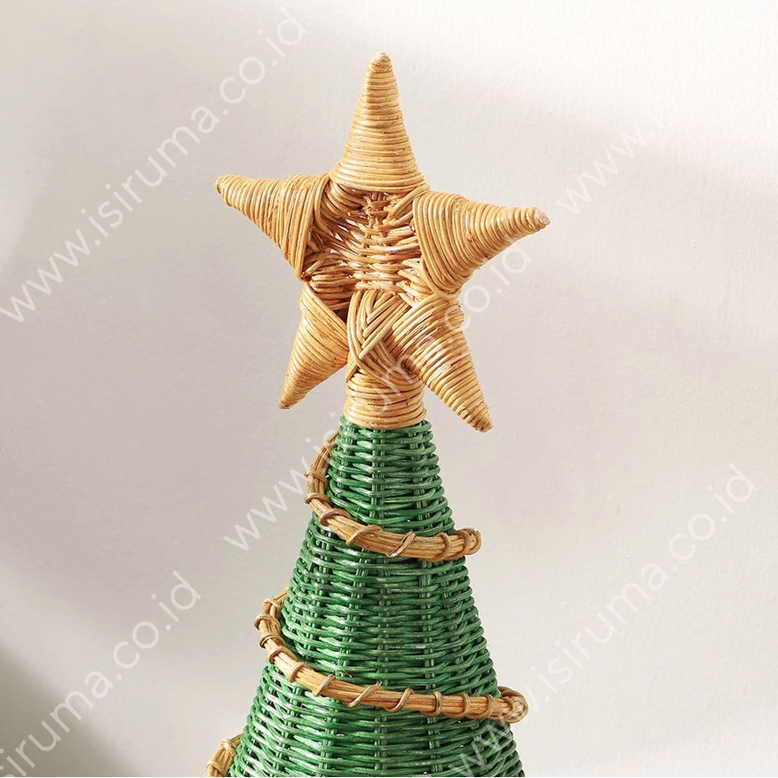 isiruma Rattan Christmas Tree 2