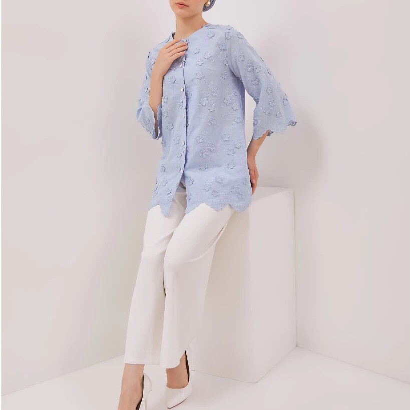 Sumber Cahaya Agung Tekstil Urban Exchange Tunik Amira Blue