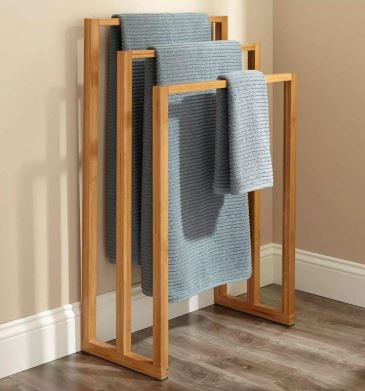 Hepa Furniture Jemuran Handuk Kayu Serbaguna