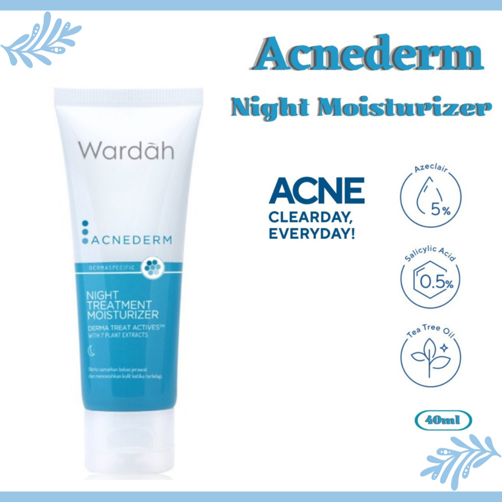 Paragon Technology and Innovation Wardah Acnederm Night Treatment Moisturizer