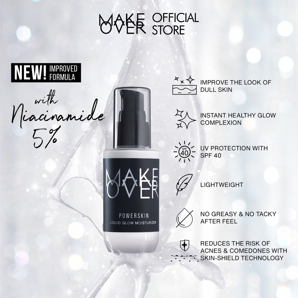 Paragon Technology and Innovation MAKE OVER Powerskin Liquid Glow Moisturizer 