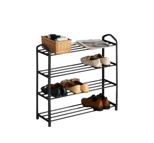 Atria Furnishing & Mattress Molly Rak Sepatu Minimalis 4/5 Tier Black