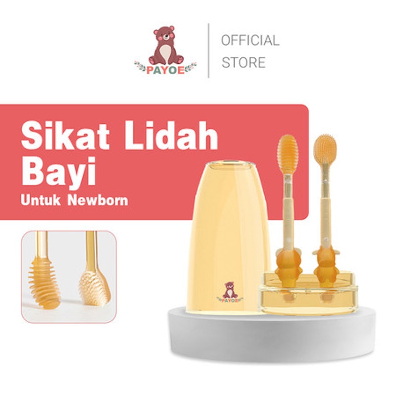 PAYOE 3 In 1 Sikat Lidah untuk Newborn 2