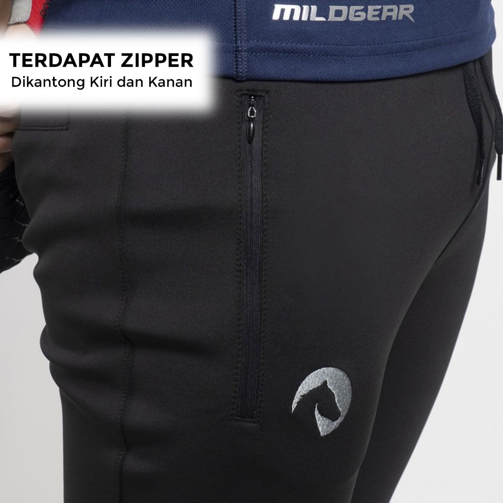 Waldos Sports Apparel Waldos Jogger 3/4 Half Pants Zipper WAL-M 