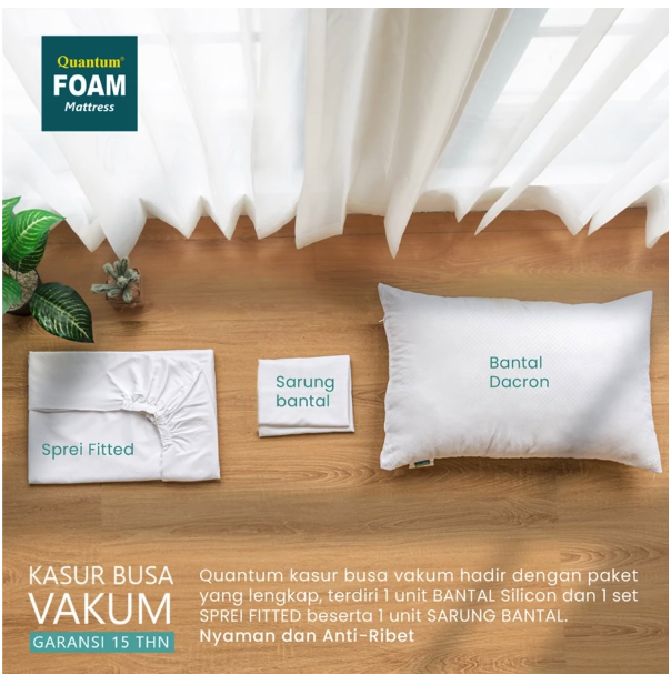 Quantum Tosan Internasional Quantum Spring Bed Kasur Busa Vakum