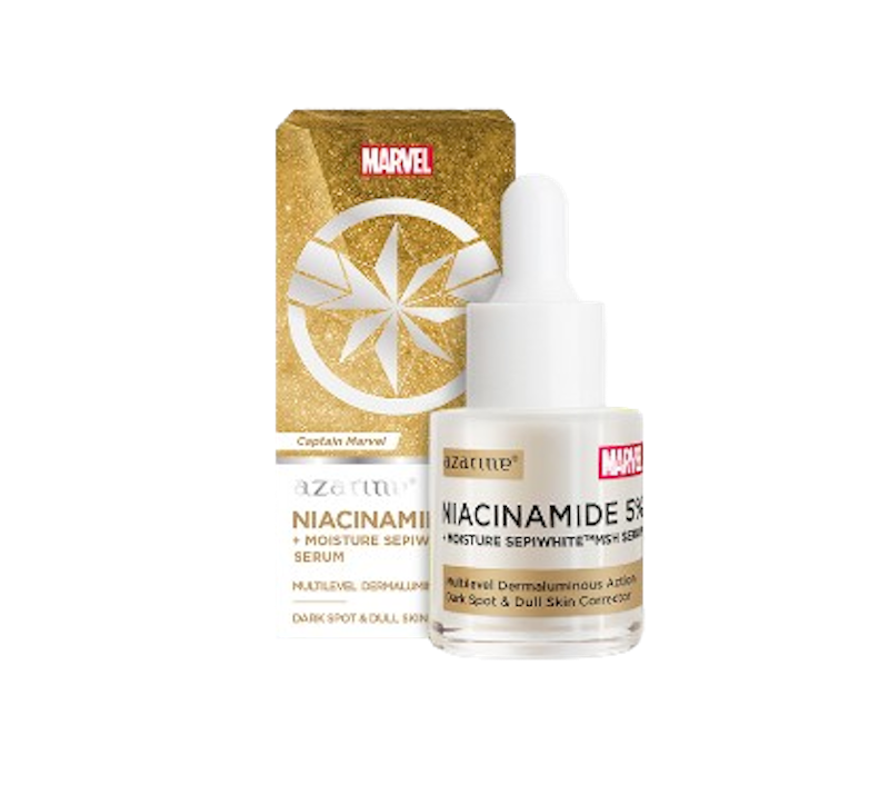 Azarine x Marvel Niacinamide 5% + Moisture Sepiwhite Serum 1