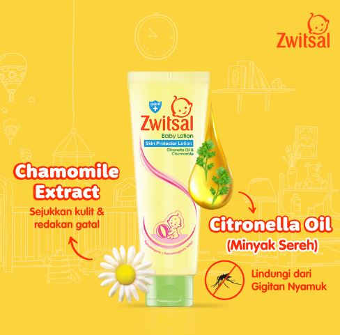 Unilever Zwitsal Baby Skin Protector Lotion Natural