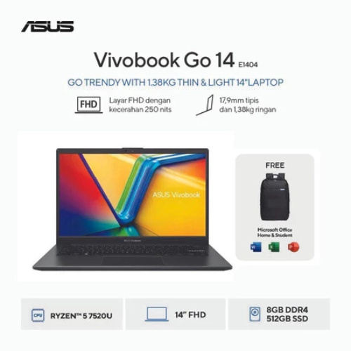 ASUSTeK Computer ASUS Vivobook Go 14 RYZEN 5 E1404FA