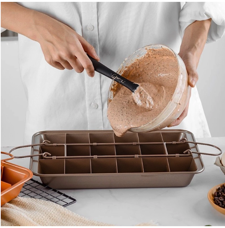 Anabel Loyang Sekat Kue Brownies Anti Lengket 3