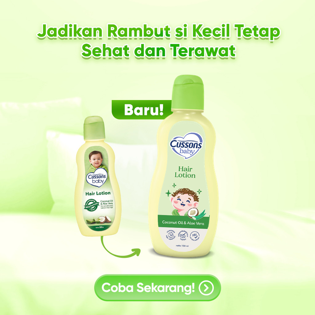 Cussons Baby Hair Lotion Coconut Oil & Aloe Vera
