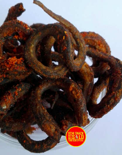 Ochi Snack Solo Kres Kress Keripik Belut Hitam Tanpa Tepung