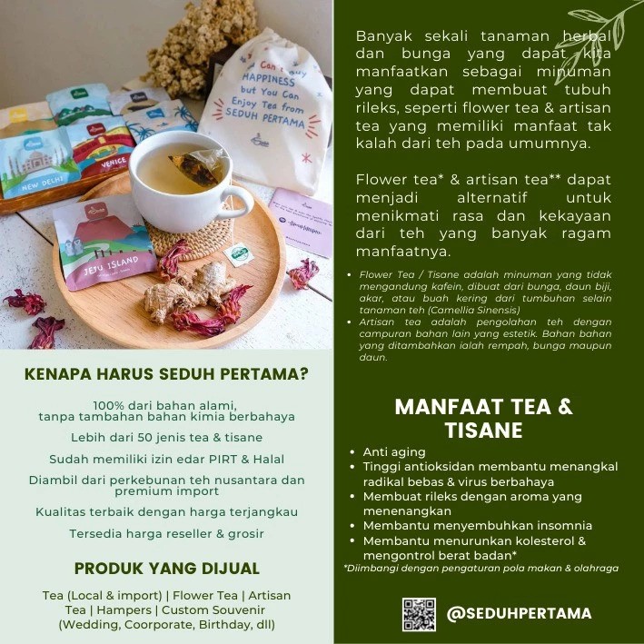 Seduh Pertama Rosella Tea 