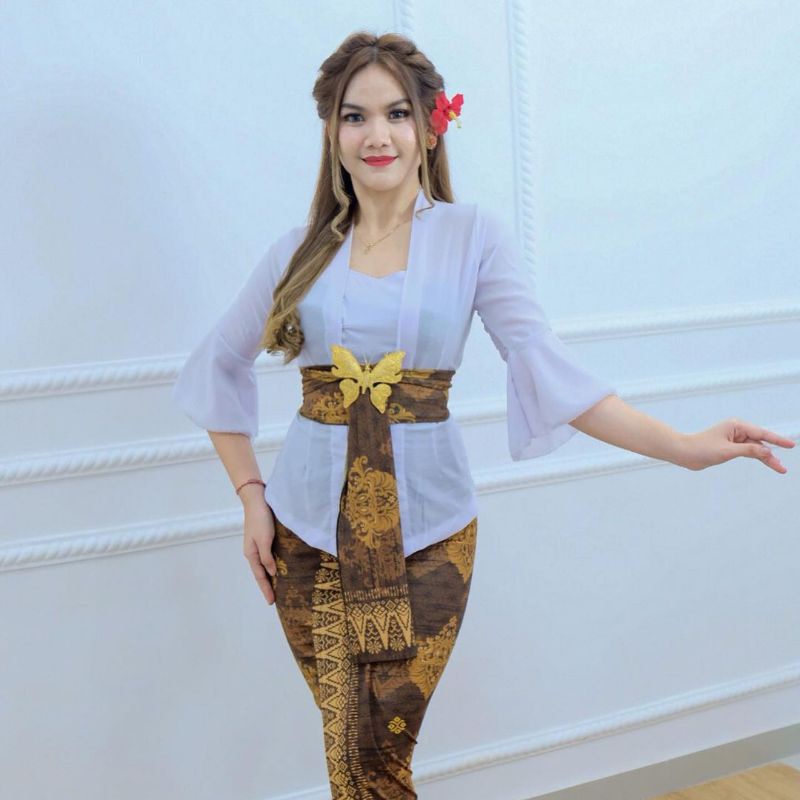 Al Syah Kebaya Kebaya Chiffon Rumbai  2
