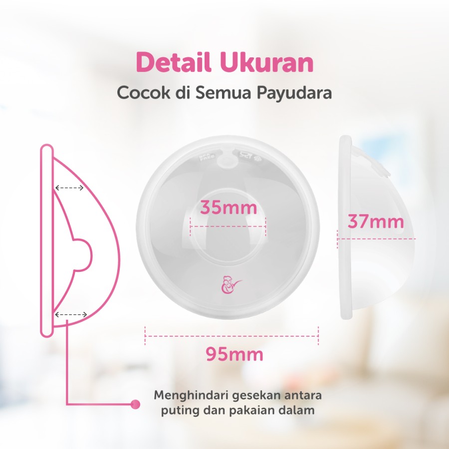 Mamac Distribusi Indo Mama’s Choice Breast Milk Collection Shells