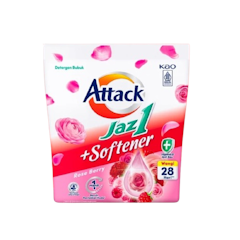 Jaz1 Rose Berry - Deterjen Bubuk + Softener
