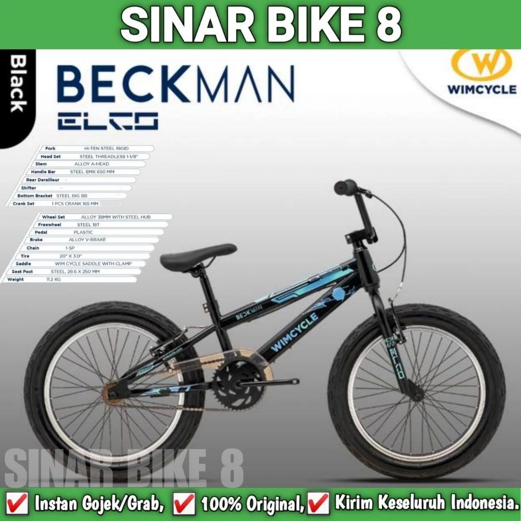 Wijaya Indonesia Makmur Bicycle Industries Wimcycle Beckman Elco 20"