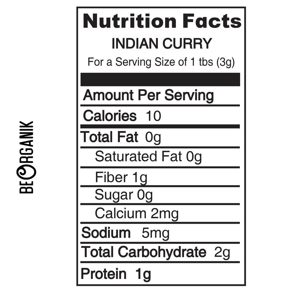 Beorganik Indian Curry Powder / Kari India Bubuk